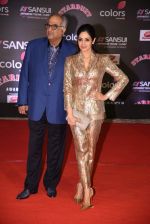 Sridevi, Boney Kapoor at 14th Sansui COLORS Stardust Awards on 19th Dec 2016